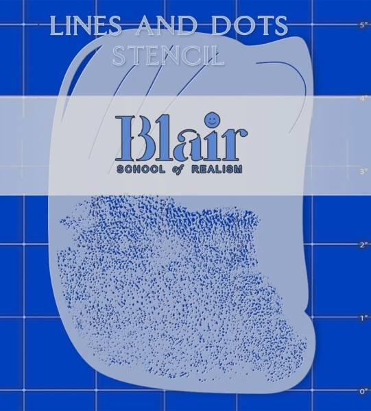 Dru Blair Stencil Lines and Dots